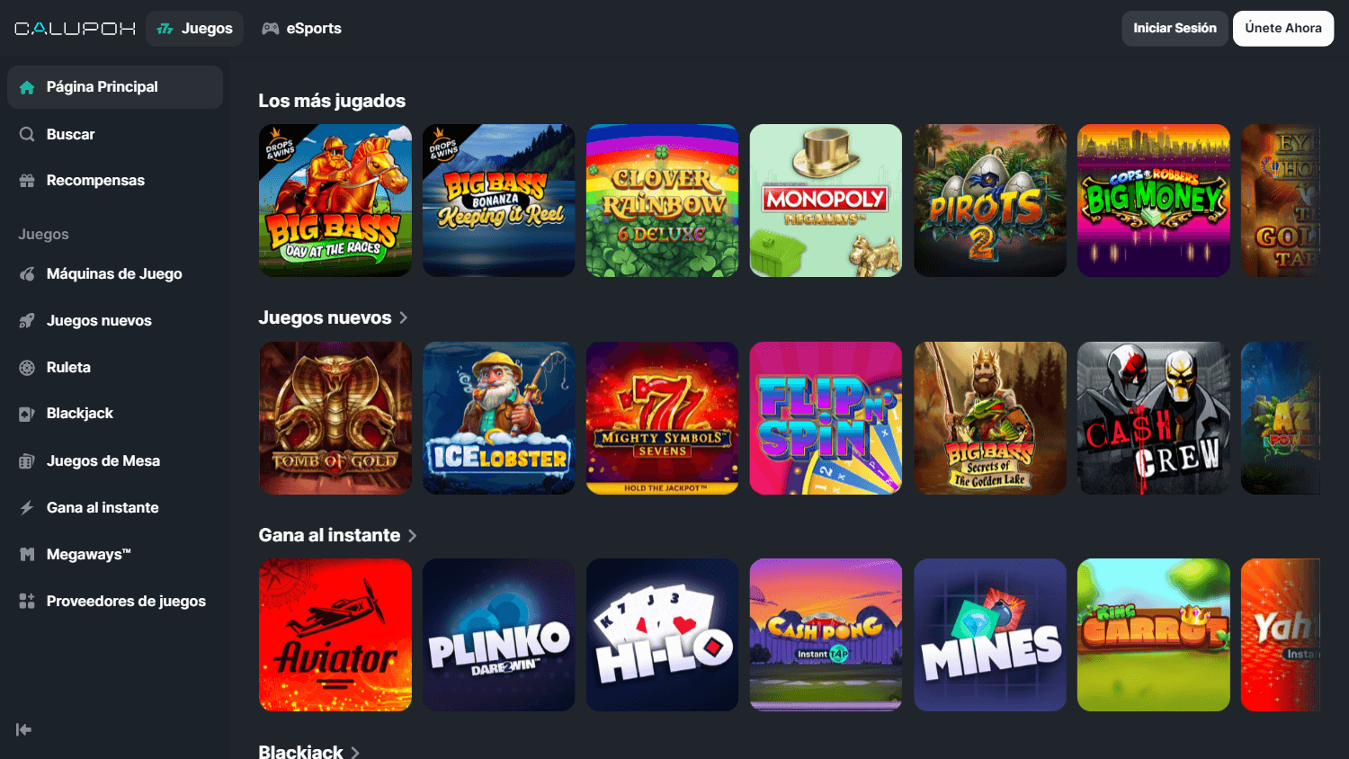 Midnite Casino Desktop screenshot